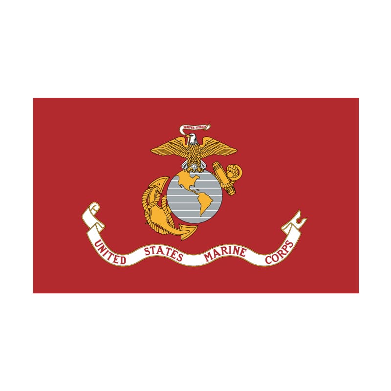 3' x 5' Marine Corps Flag - Nylon