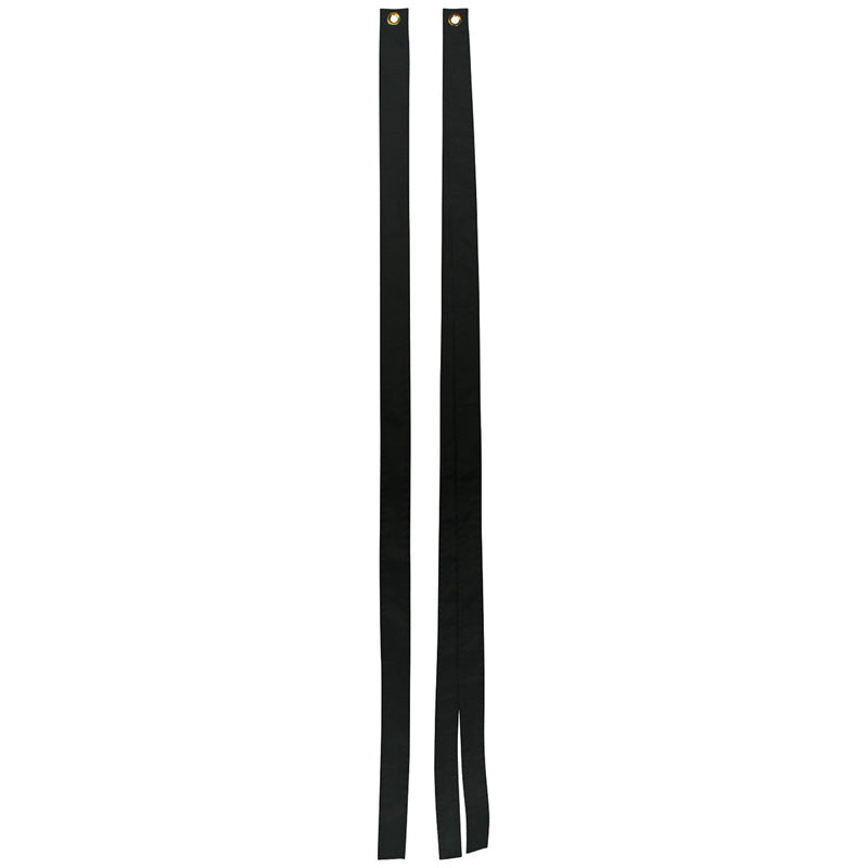 Black Nylon Mourning Streamers