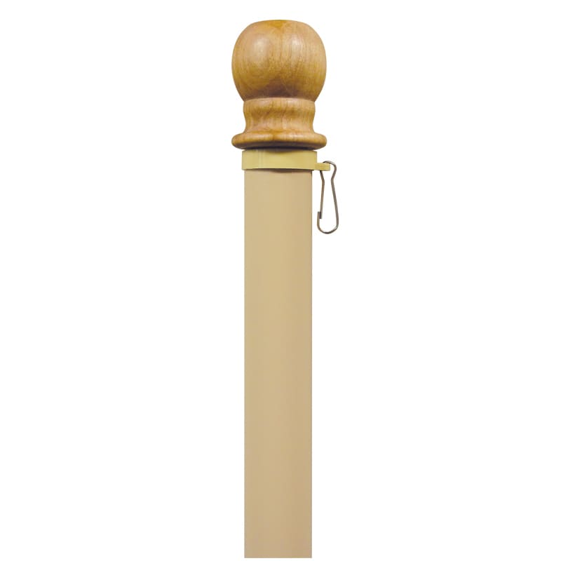 5' Display Pole - Wood