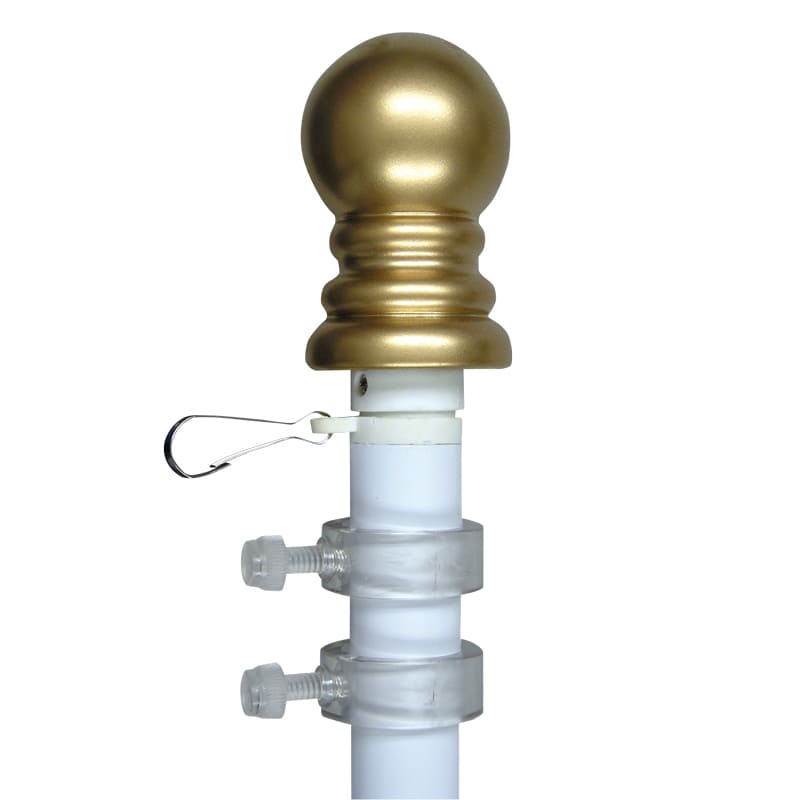 Aluminum Anti-Furl Rotating Pole - White