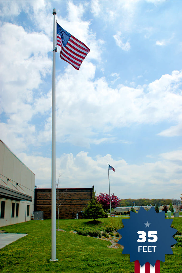 35ft Flagpole - Internal Halyard - ECH35IH