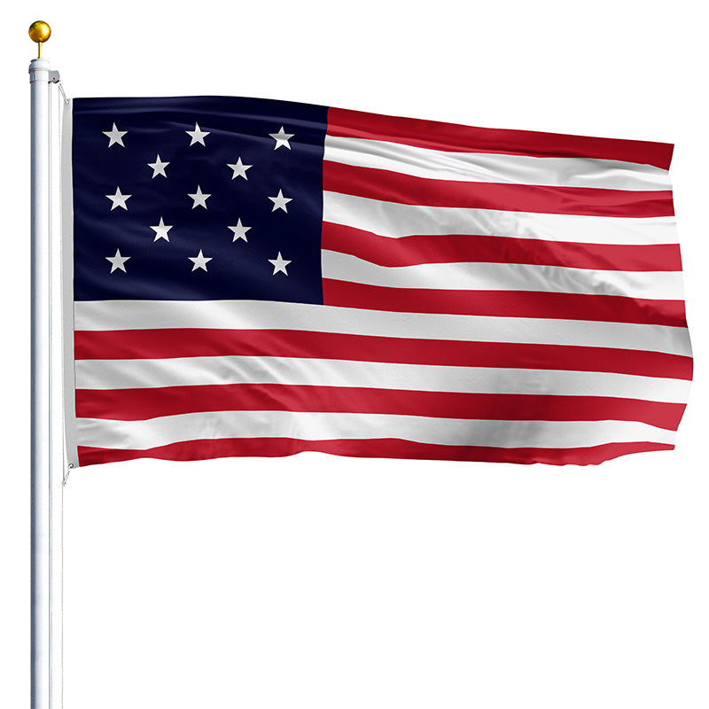 3' x 5' 13 Star American Flag - Nylon