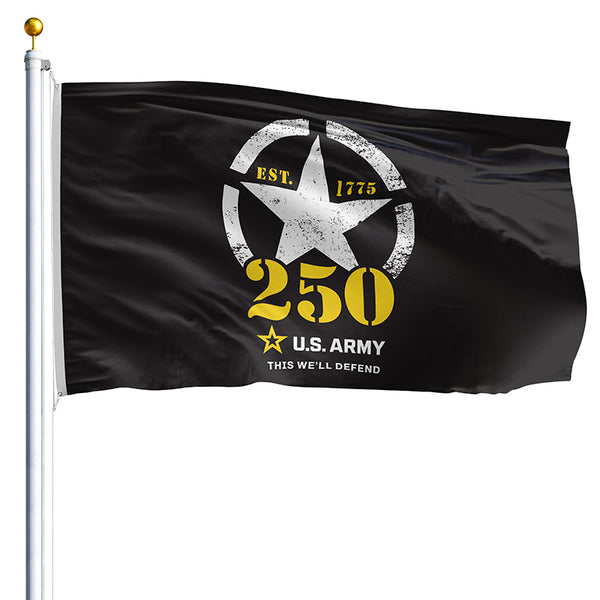 3' x 5' Army 250 Flag - Nylon