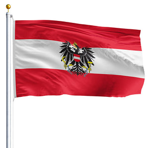 6' x 10' Austria Flag with Eagle