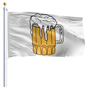 12" x 18" Beer Mug Flag - Nylon