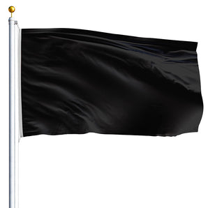 12" x 18" Black Flag - Nylon