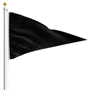 2' x 3' Black Pennant - Nylon