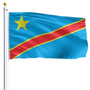 2' x 3' Congo Democratic Republic Flag