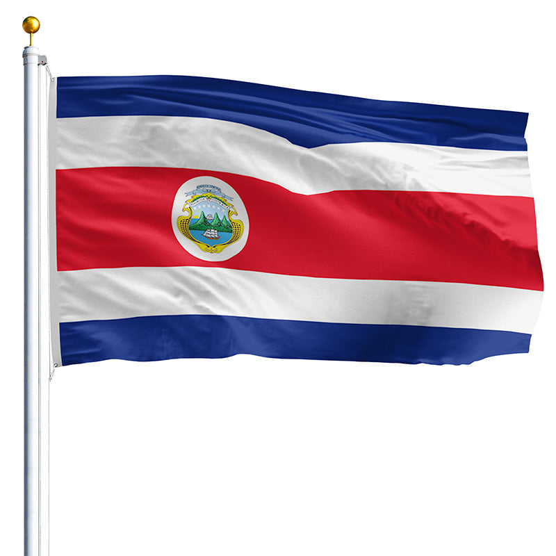 Order 4’x6’ Costa Rica Flags | Made in the USA | Eder Flag