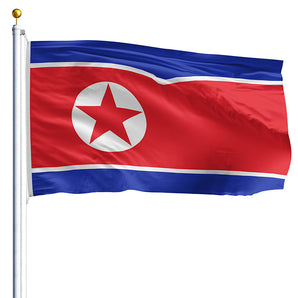 2' x 3' North Korea Flag
