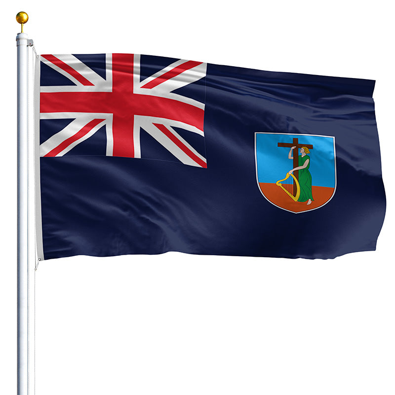 Shop 2’x3’ Montserrat Flags American Made Eder Flag