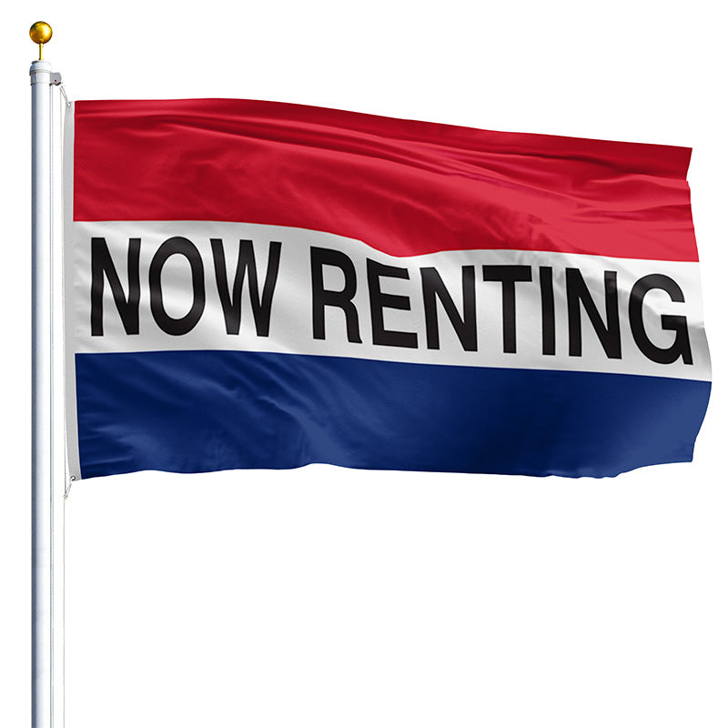 3' x 5' Now Renting Message Flag - Nylon – Eder Flag