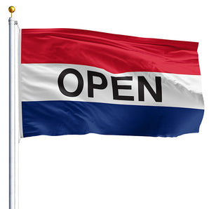 3' x 5' Open Message Flag - Nylon