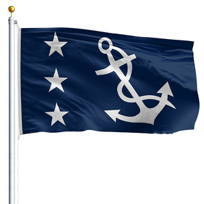 12" x 18" Past Commodore Flag - Nylon