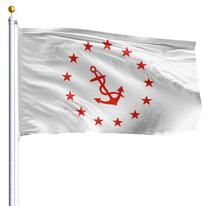 12" x 18" Rear Commodore Flag - Nylon