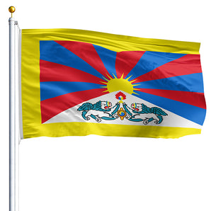 3' x 5' Tibet Flag - E-Poly