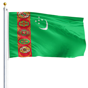 2' x 3' Turkmenistan Flag