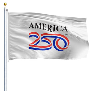 8' x 12' America 250 Flag - White