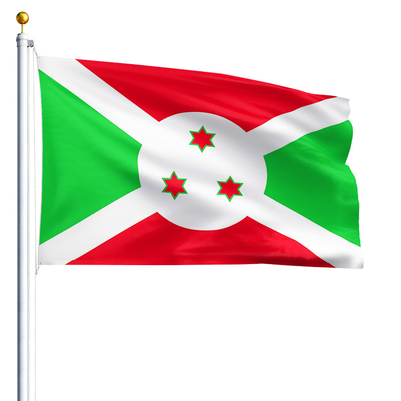 4' x 6' Burundi - Nylon – Eder Flag