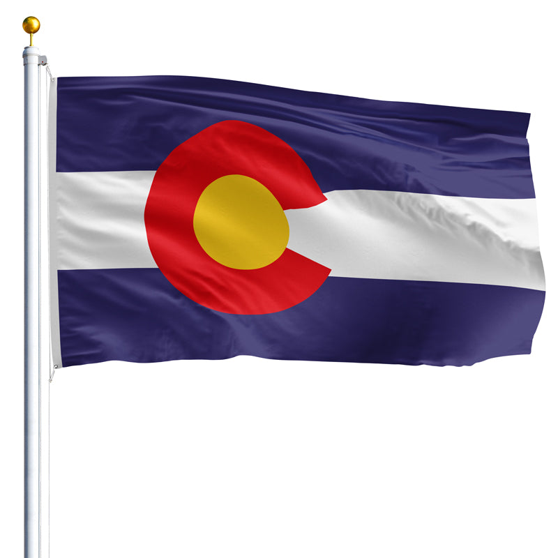 5' x 8' Colorado Flag - Polyester