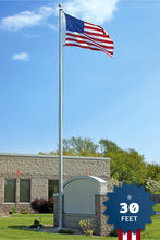 Load image into Gallery viewer, 30 Ft Aluminum Flagpole - Satin - ECL30

