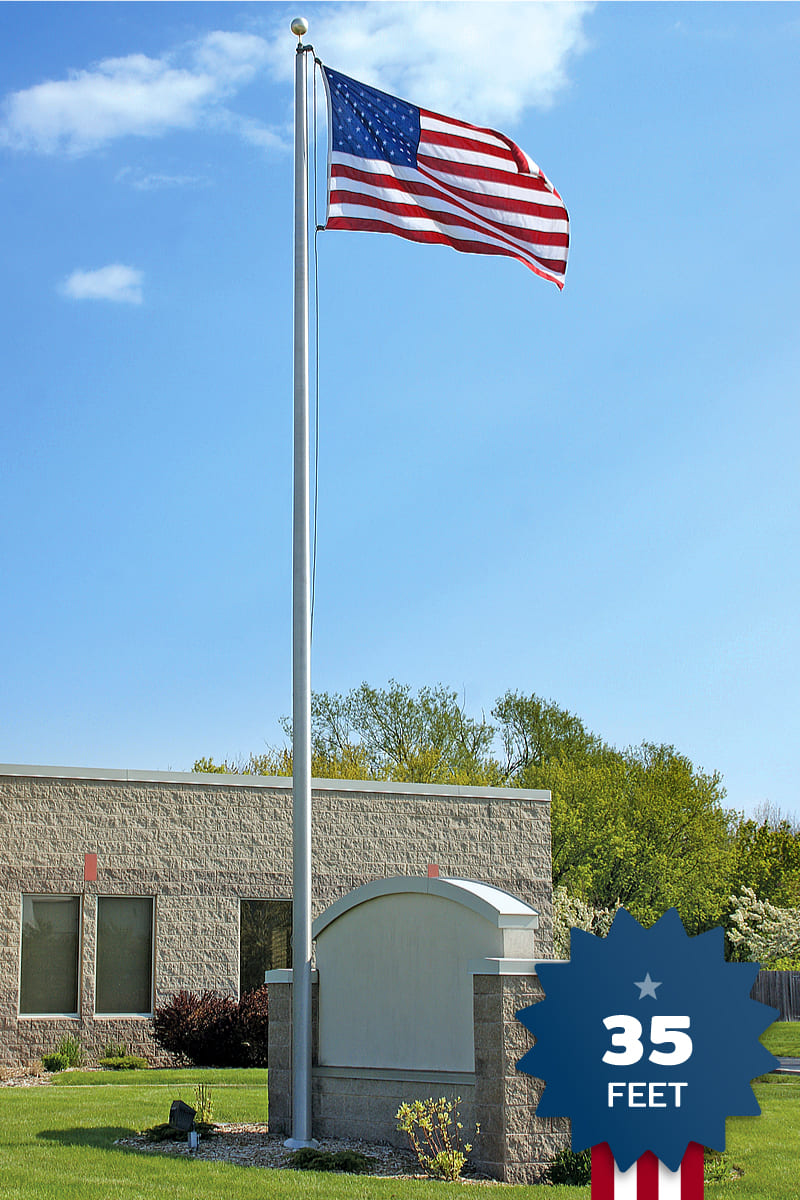 Mesmerizing A 15 Foot Flagpole Leans Slightly Scene in 4K Mesmerizing A 15 Foot Flagpole Leans Slightly Scene in 4K