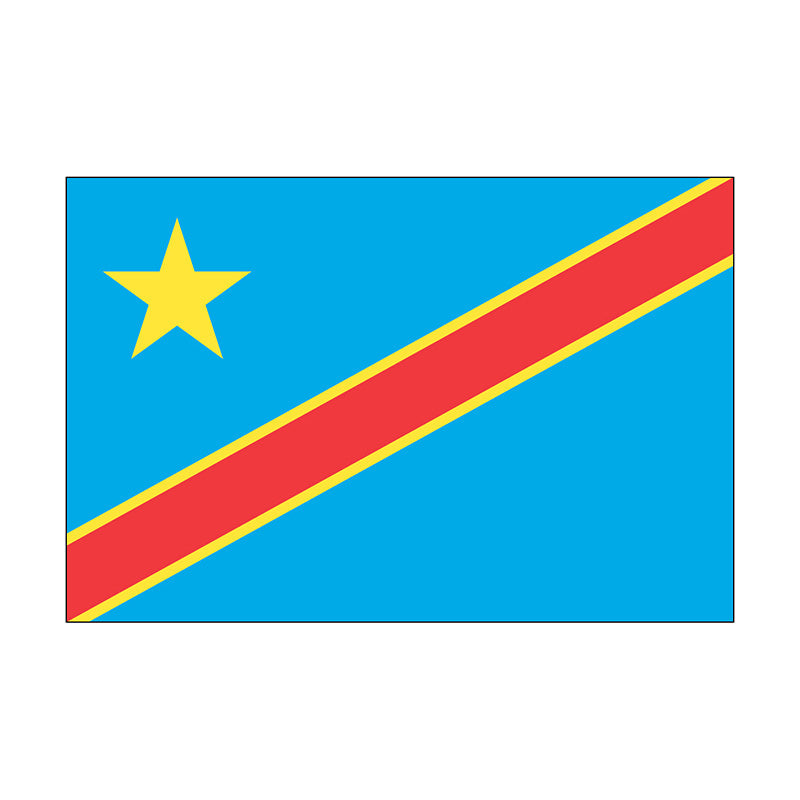 3' x 5' Congo Democratic Republic - Nylon