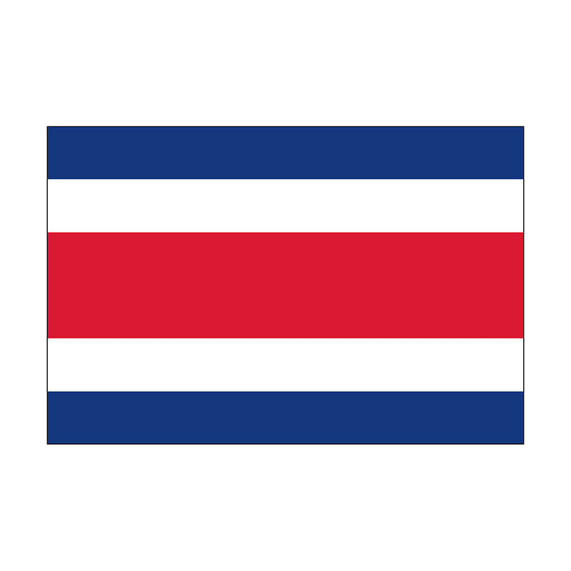 Costa Rica No Seal Flag