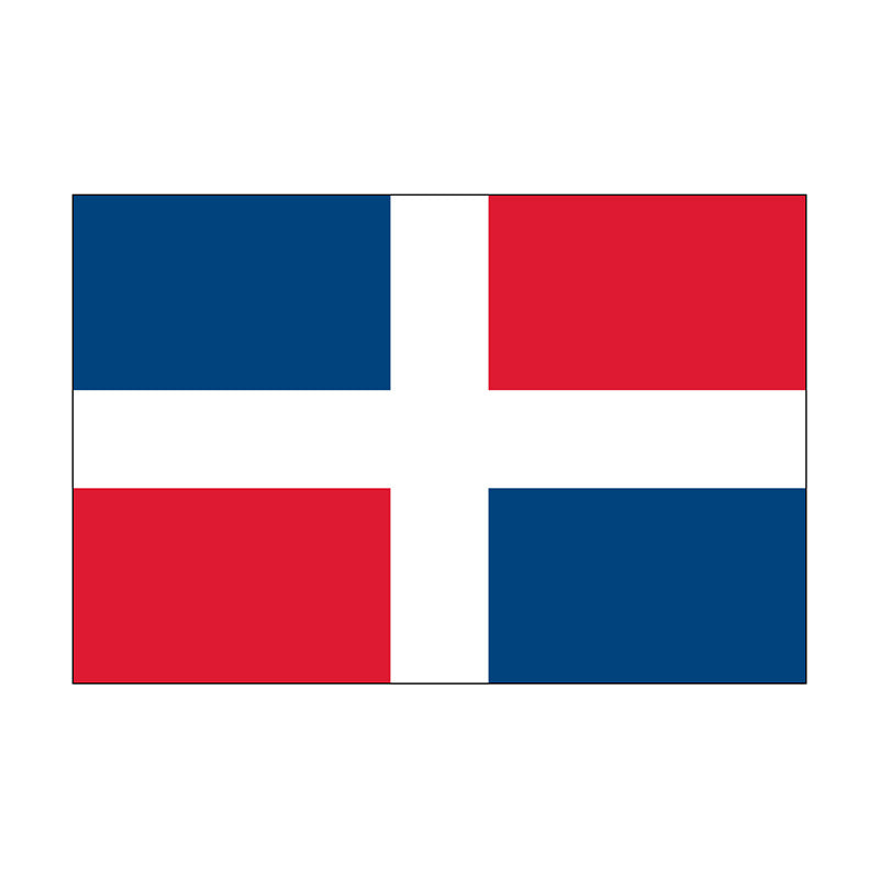  Dominican Republic No Seal Flag