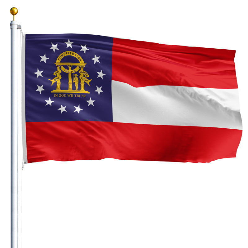 5' x 8' Georgia Flag - Polyester