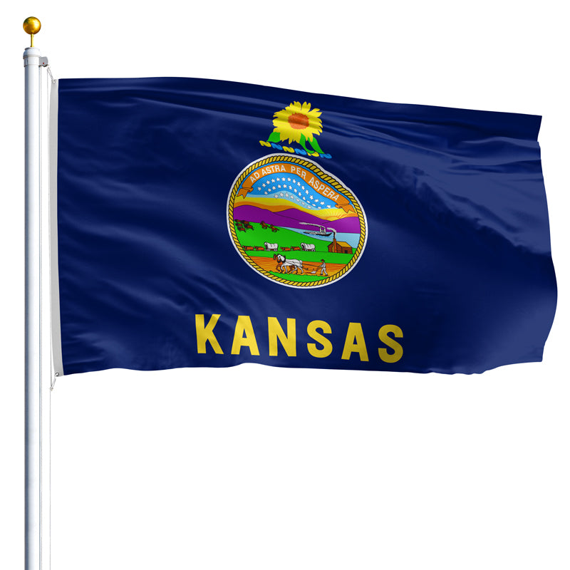 5' x 8' Kansas Flag - Polyester