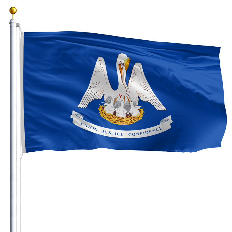 5' x 8' Louisiana Flag - Polyester