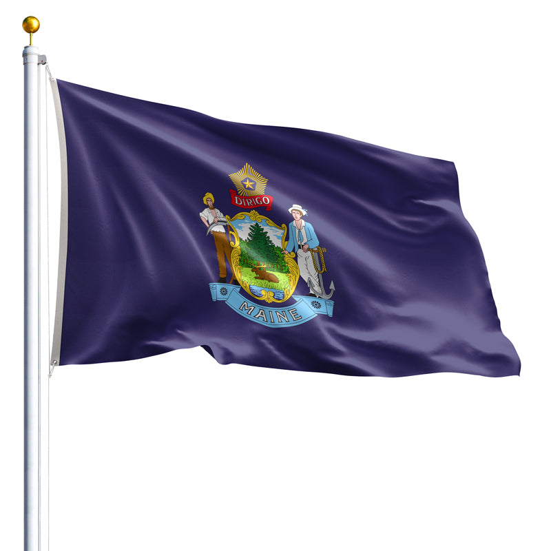 5' x 8' Maine Flag - Nylon