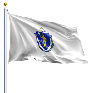 12" x 18" Massachusetts Flag