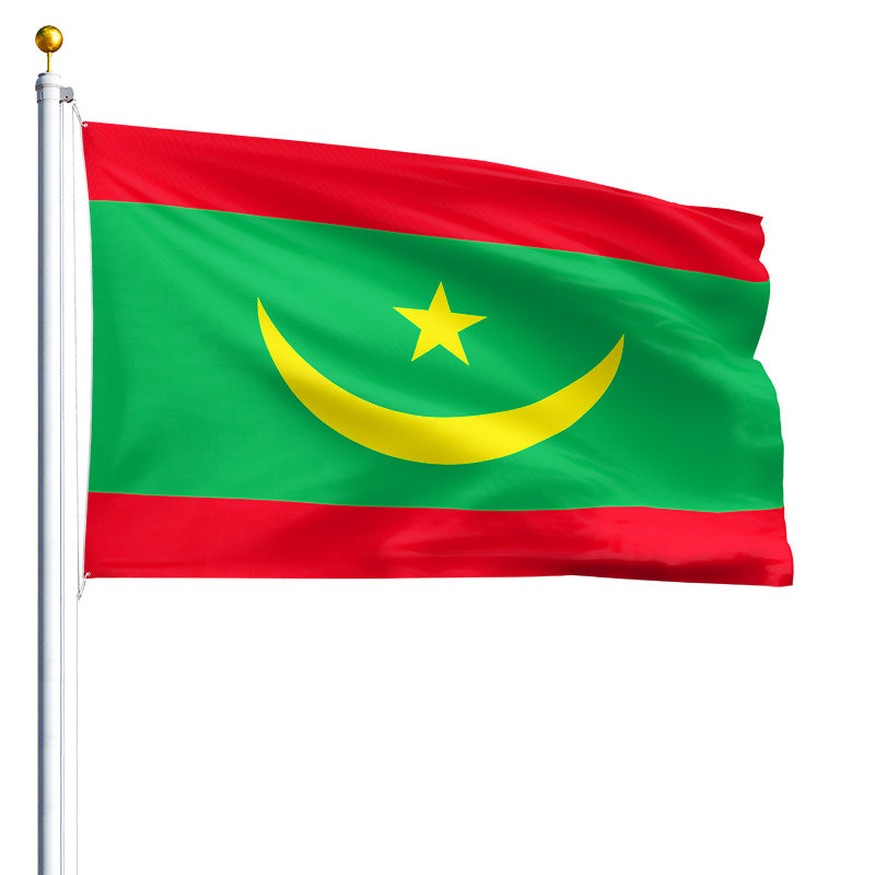 6' x 10' Mauritania Flag