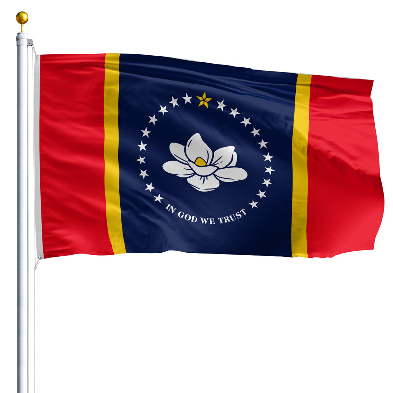 5' x 8' Mississippi Flag - Polyester