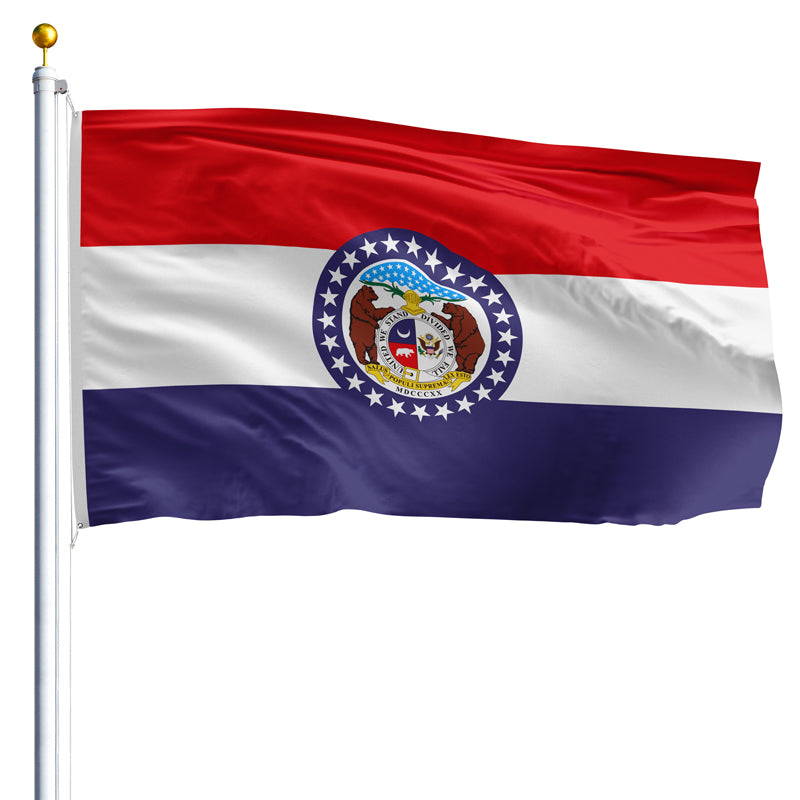 4' x 6' Missouri Flag - Polyester