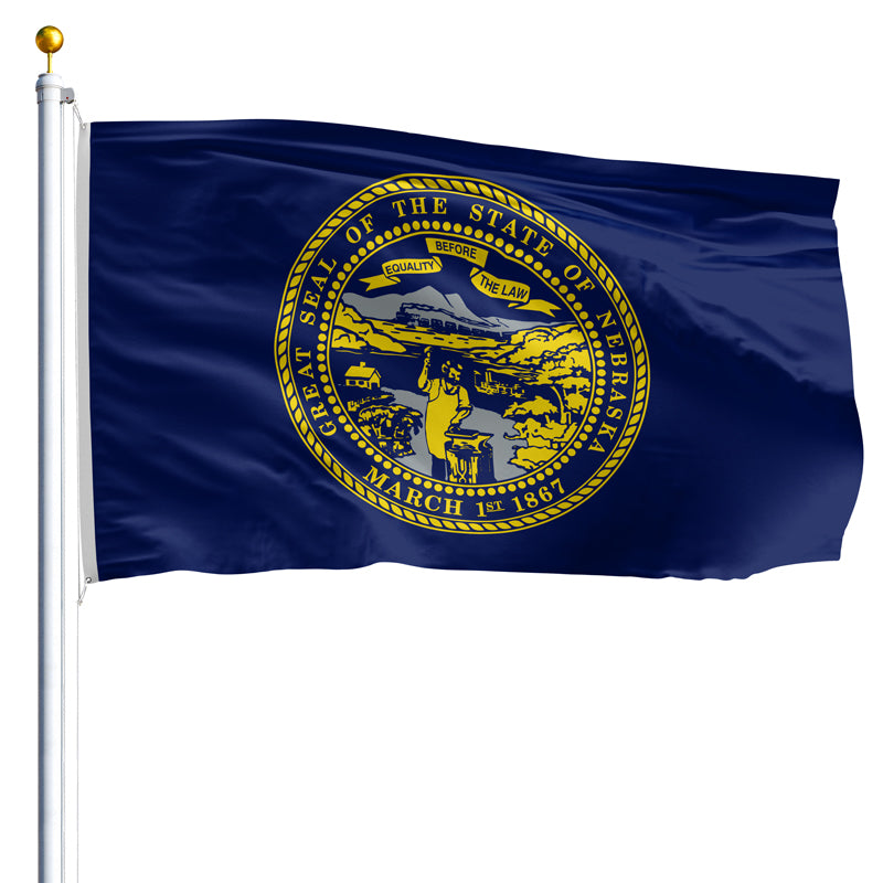 5' x 8' Nebraska Flag - Polyester
