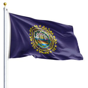 12" x 18" New Hampshire Flag