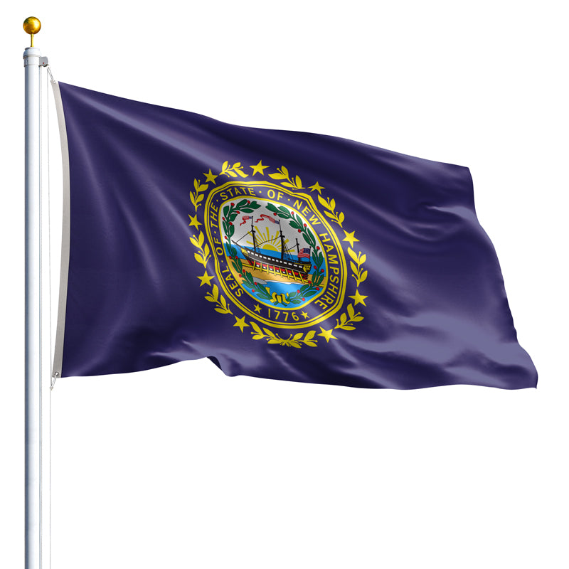 4' x 6' New Hampshire Flag - Nylon