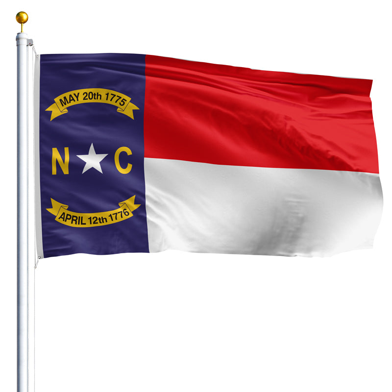 4' x 6' North Carolina Flag - Polyester