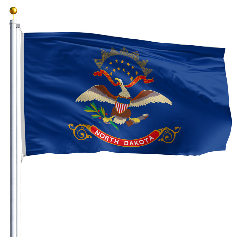4' x 6' North Dakota Flag - Polyester
