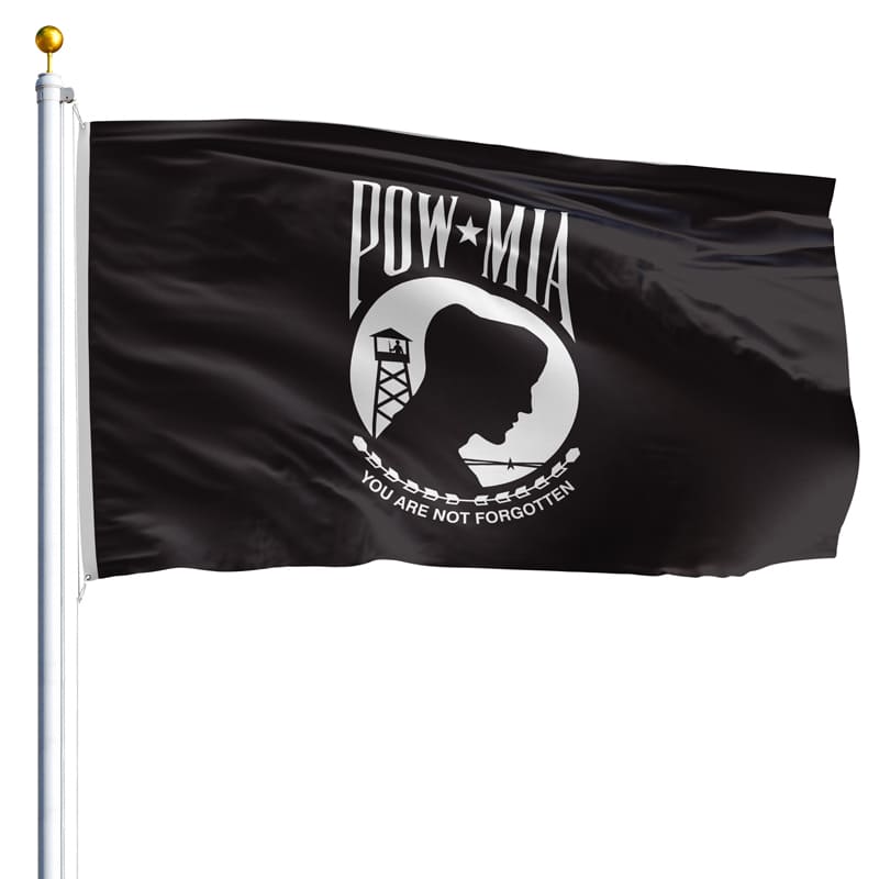 3' x 5' POW MIA Flag - Nylon - Double Face