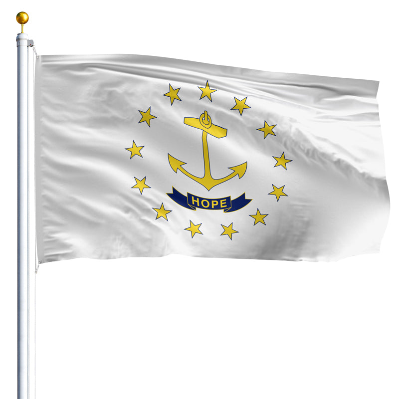 5' x 8' Rhode Island Flag - Polyester