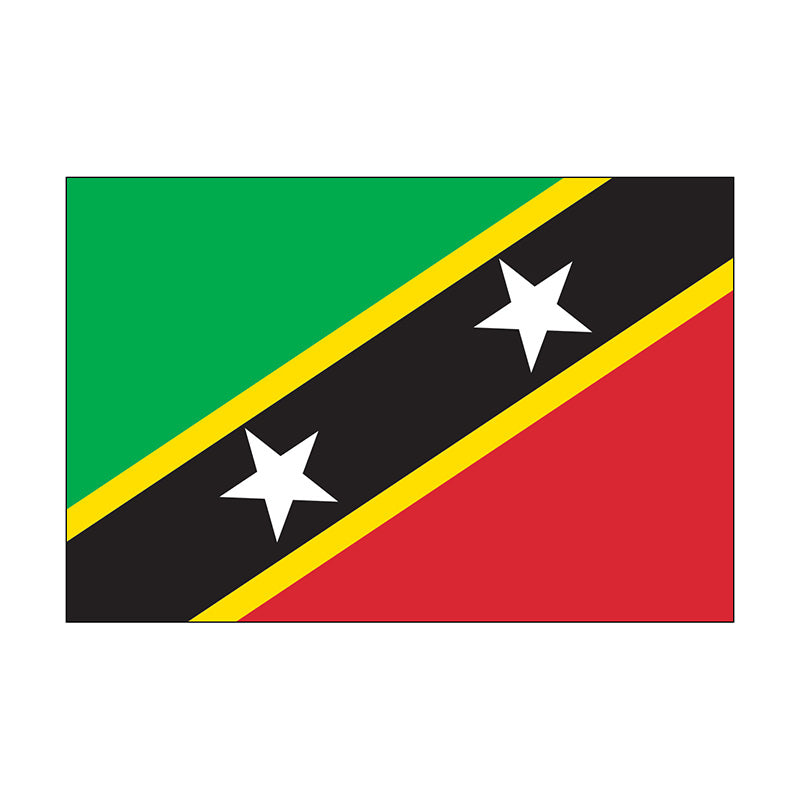 3' x 5' St. Kitts and Nevis - Nylon