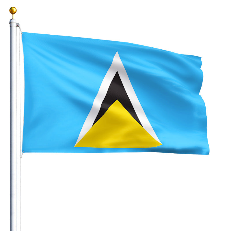 6' x 10' St. Lucia Flag