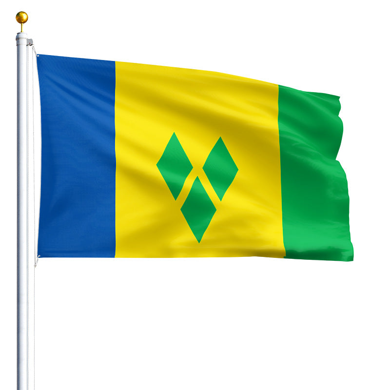 3' x 5' St. Vincent & The Grenadines - Nylon