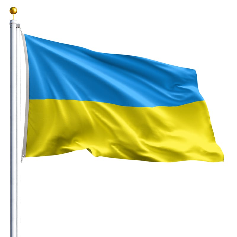 3' x 5' Ukraine Flag - Nylon