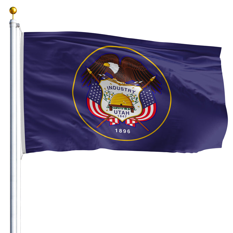 5' x 8' Utah Flag - Polyester
