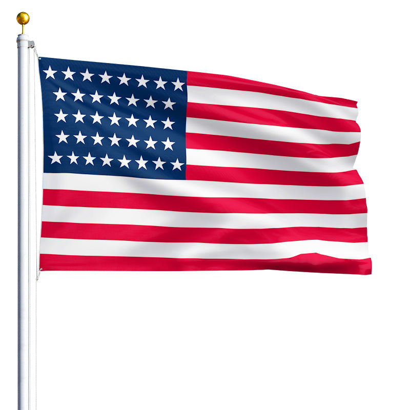 4' x 6' 37 Star American Flag - Nylon